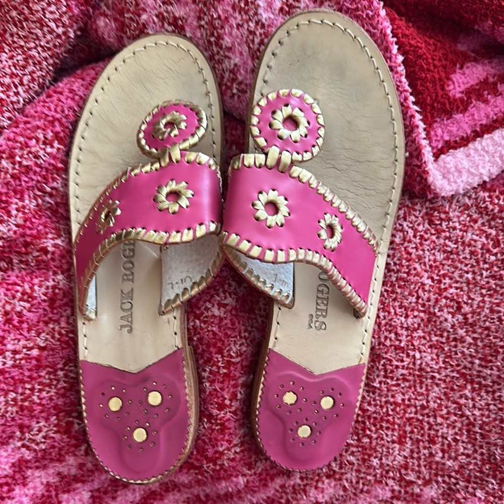 Jack Rogers Pink Sandals 💗 EUC